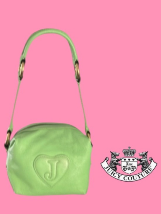 Juicy Couture Handbags - Vintage P&G Juicy Couture Leather Saddle Bag